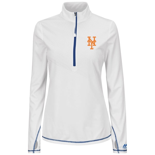 NEW YORK METS Women's Athletic Concept 1/2 Zip Jacket