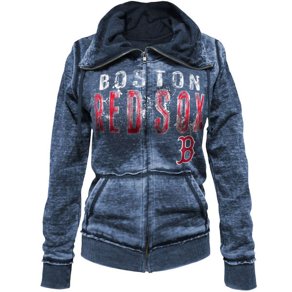 BOSTON RED SOX Women's Burnout Full-Zip Fleece