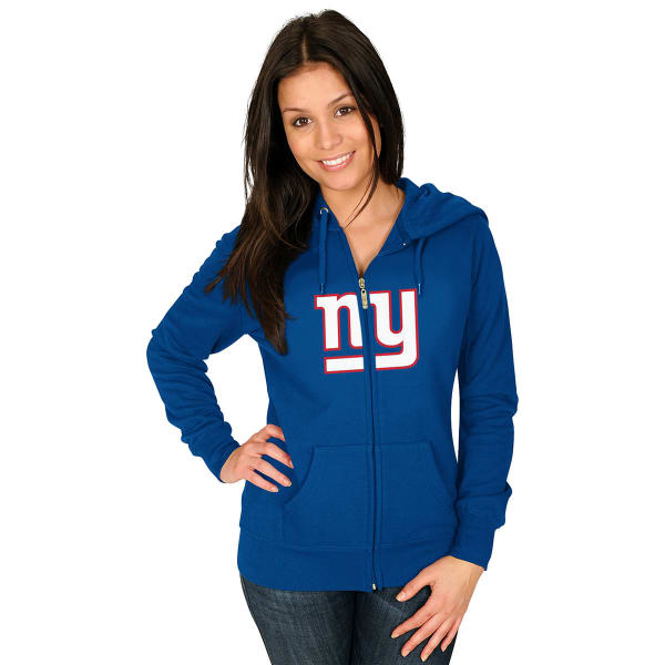 NEW YORK GIANTS Women's Win Big Full-Zip Fleece Hoodie