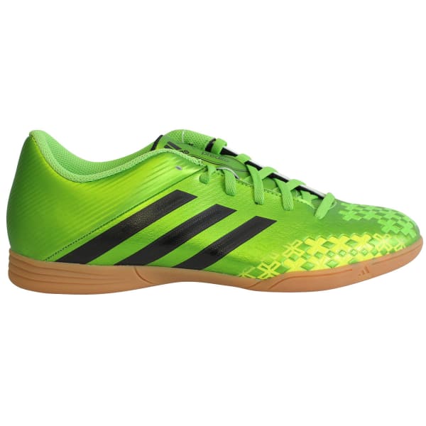 ADIDAS Men's Predito LZ IN Indoor Soccer Shoes, Ray Green/Black/Electricity