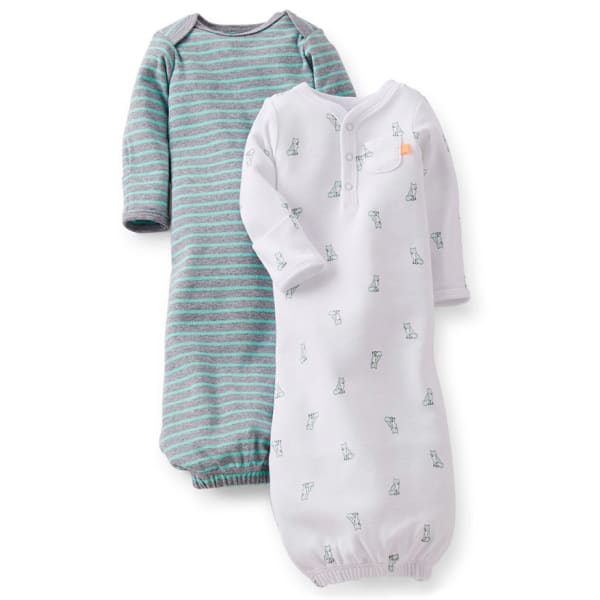 CARTER'S Infant Boys' Sleeper Gowns, 2-Pack