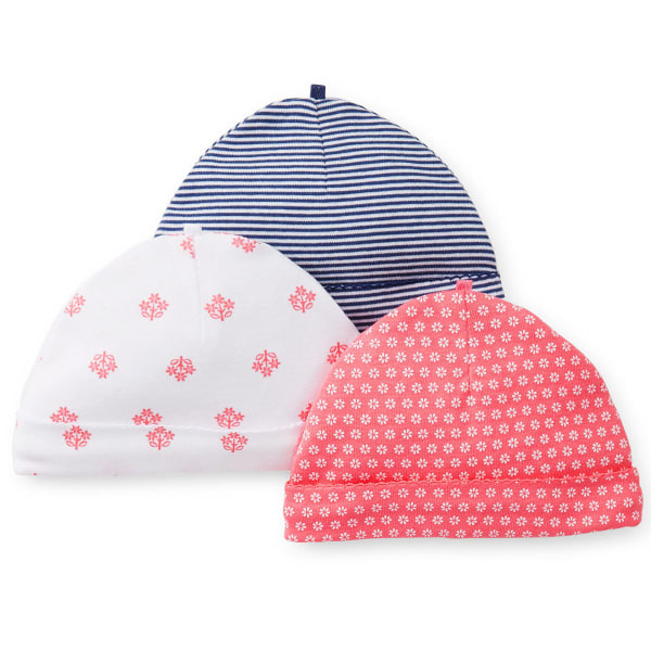 CARTER'S Girls' 3-Pack of Beanies