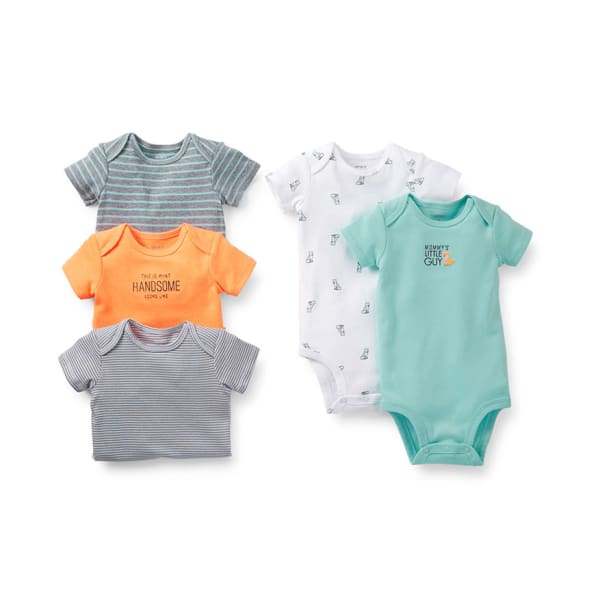 CARTER'S Infant Boys' Bodysuits, 5-Pack