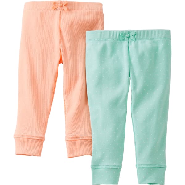 CARTER'S Infant Girls' Pants, 2-Pack