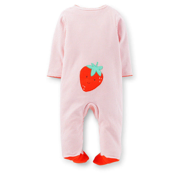 CARTERS Infant Girls' Strawberry Coveralls