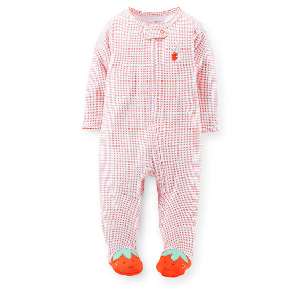 CARTERS Infant Girls' Strawberry Coveralls