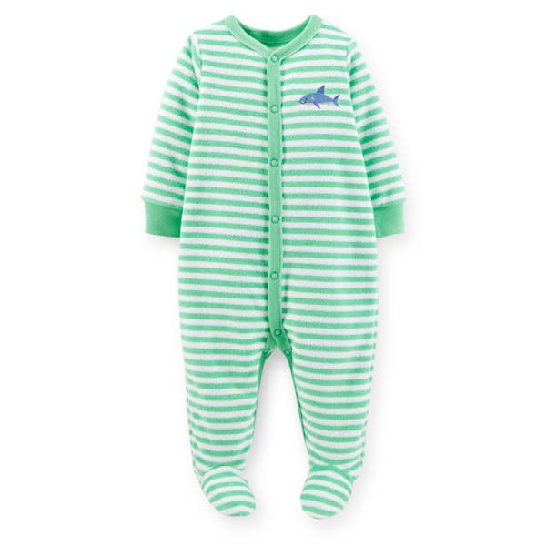 CARTERS Infant Boys' Striped Terry Coveralls