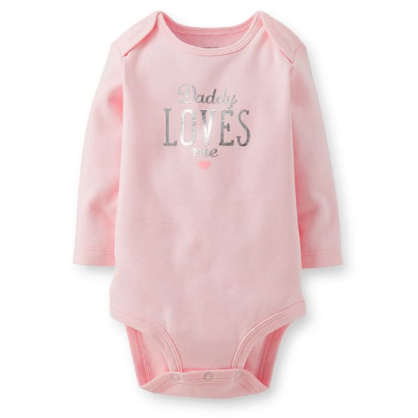 CARTER'S Infant Girls' Daddy Loves Me Bodysuit