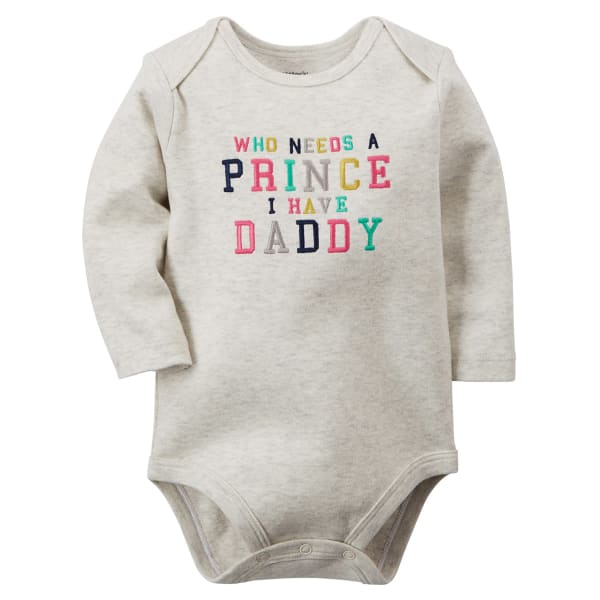 CARTERS Baby Girls' Prince Daddy Bodysuit