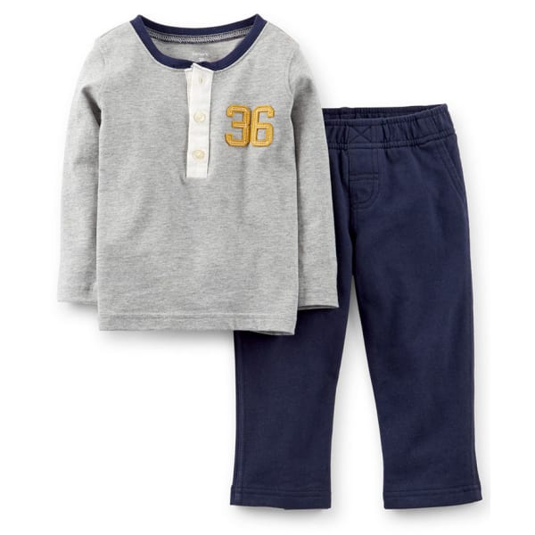 CARTER'S Infant Boys' Captain Adorable French Terry Pants 2-Piece Set