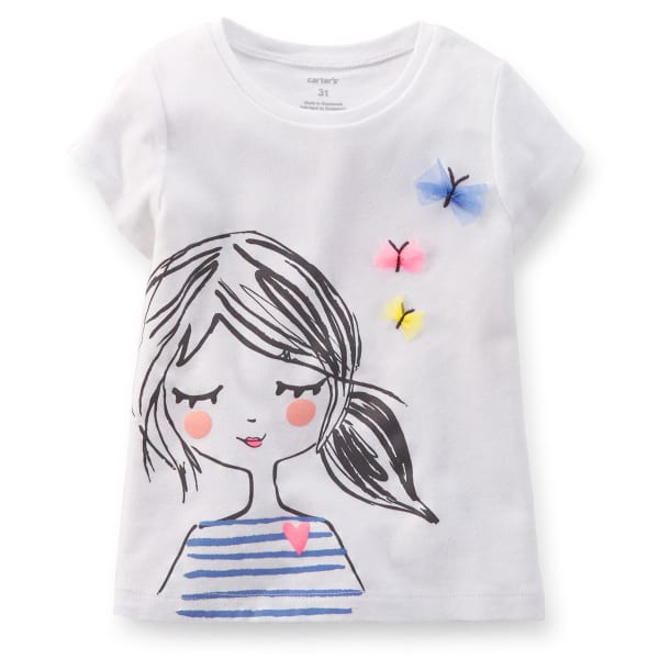 CARTER'S Toddler Girls' Butterfly Girl Tee