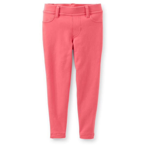 CARTER'S Toddler Girls' Knit Jeggings, Coral