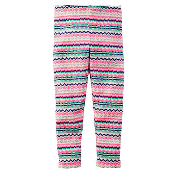 CARTERS Toddler Girls' Fair Isle Print Leggings