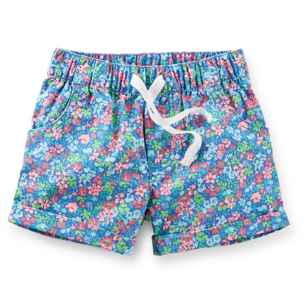 CARTER'S Toddler Girls' Floral Printed Woven Shorts