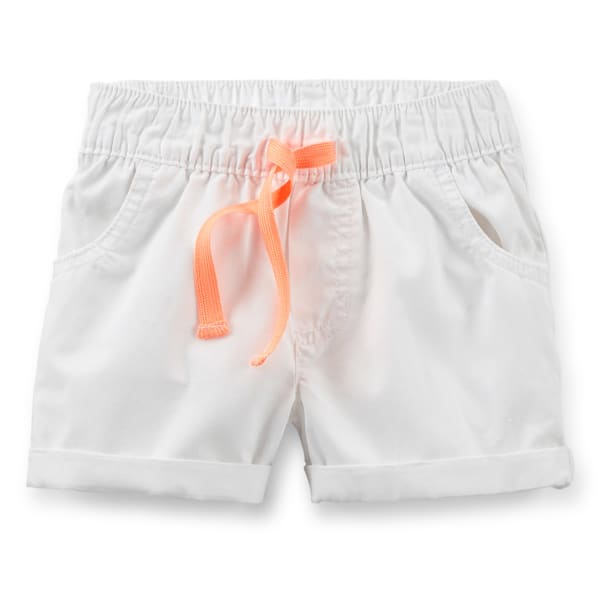 CARTERS Toddler Girls' Pull-On Poplin Shorts