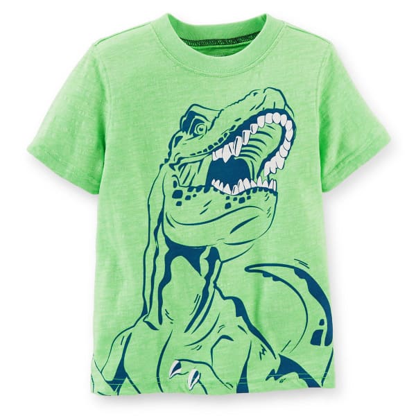 CARTER'S Toddler Boys' Dinosaur Graphic Tee, Green