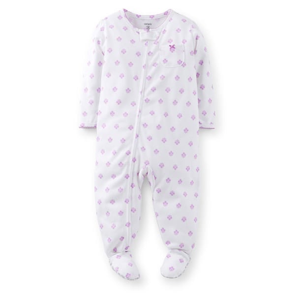 CARTER'S Toddler Girls' Ditsy Print Sleepwear, Purple