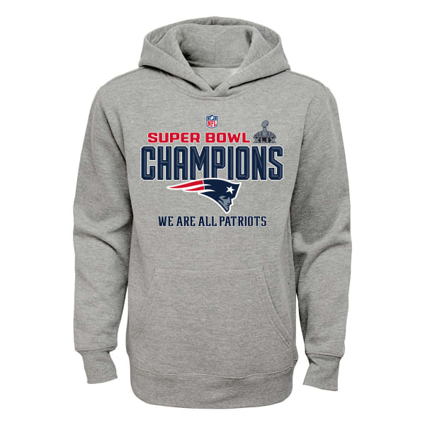 NEW ENGLAND PATRIOTS Boys' Super Bowl XLIX Champs Locker Room Hoodie, Sizes 8-20