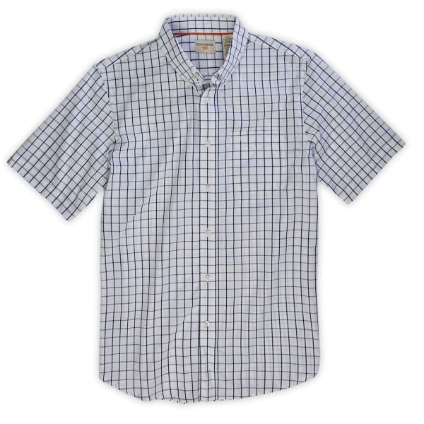 DOCKERS Men's Grid Fashion Woven Button-Down Shirt