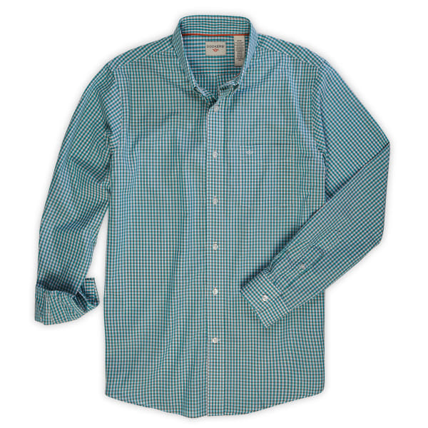 DOCKERS Men's Gingham Woven Button-Down Shirt