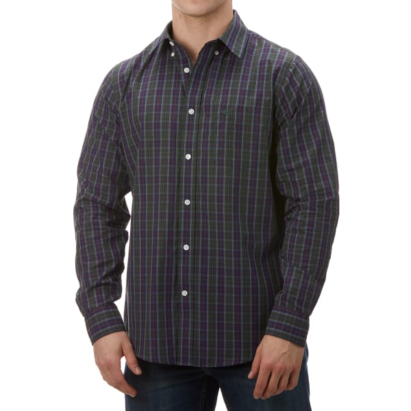 DOCKERS Men's Small Plaid Shirt