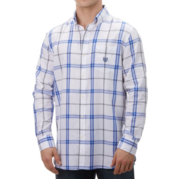 CHAPS Men's Plaid Twill Shirt