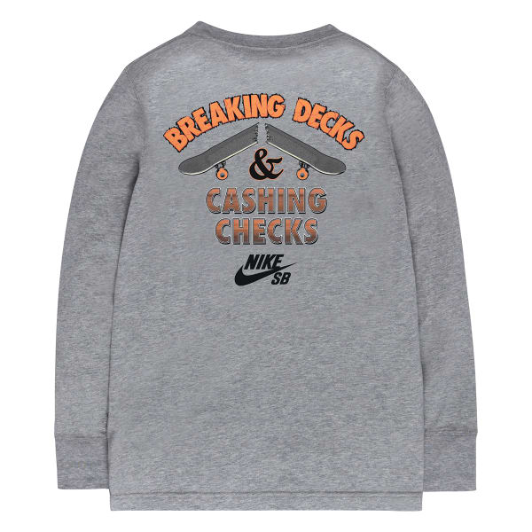 NIKE SB Boys' Breaking Decks Long-Sleeve Tee