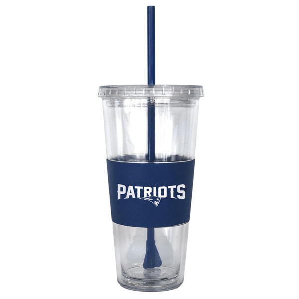 NEW ENGLAND PATRIOTS Tumbler with Lid and Straw