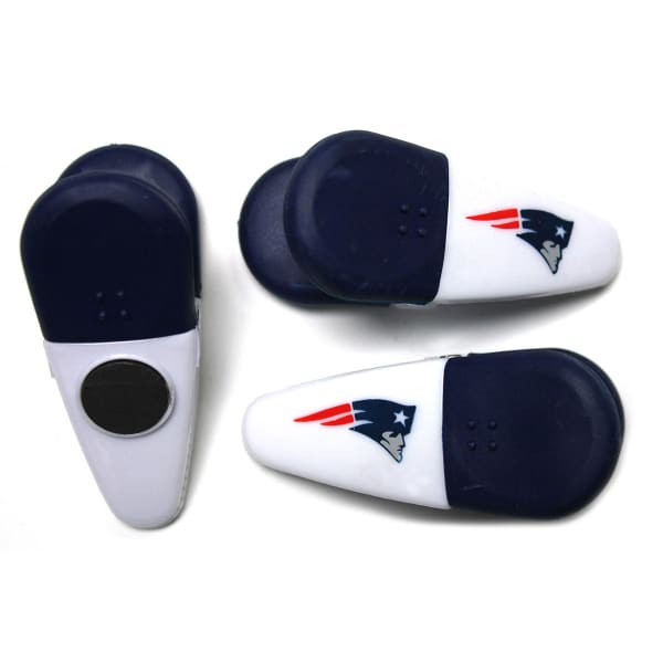 NEW ENGLAND PATRIOTS Bag Clips, 3 Piece Set