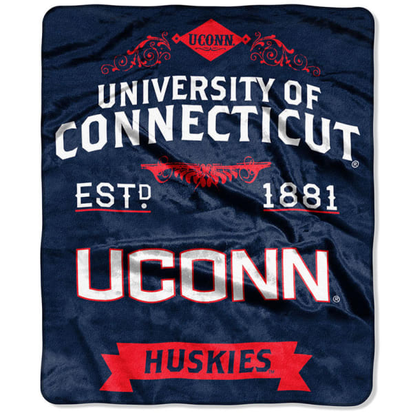 UCONN Raschel Blanket