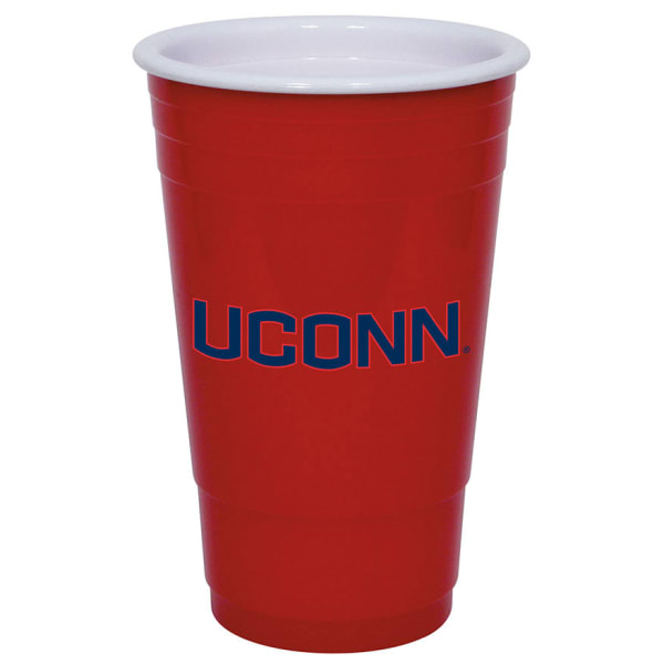 UCONN Red Plastic Solo Cup