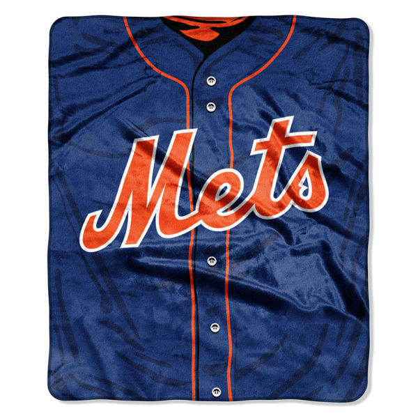 NEW YORK METS Raschel Blanket