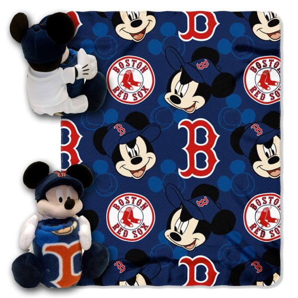 BOSTON RED SOX Mickey Mouse Blanket Set