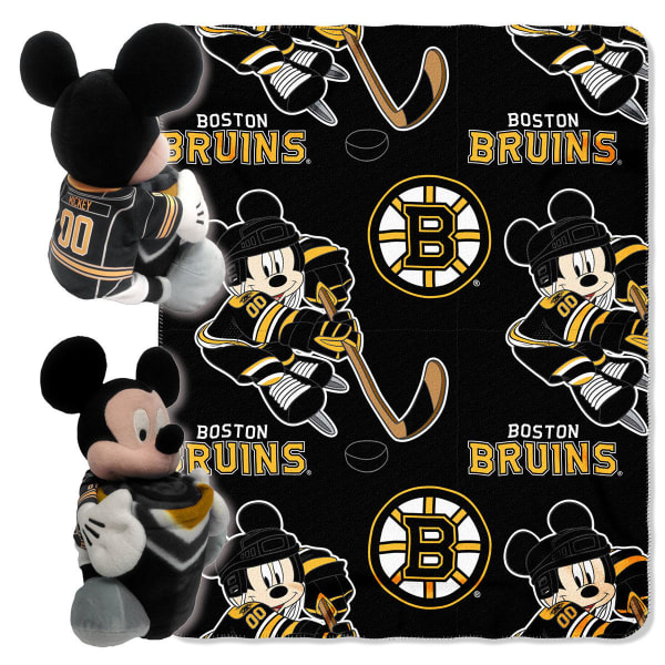 BOSTON BRUINS Mickey Mouse Blanket Set