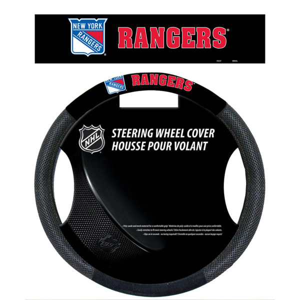 NEW YORK RANGERS Poly-Suede Steering Wheel Cover