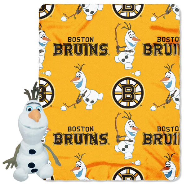 BOSTON BRUINS Olaf Hugger with  Plush Blanket