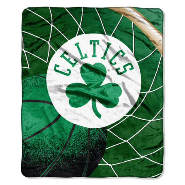 BOSTON CELTICS Raschel Throw Blanket