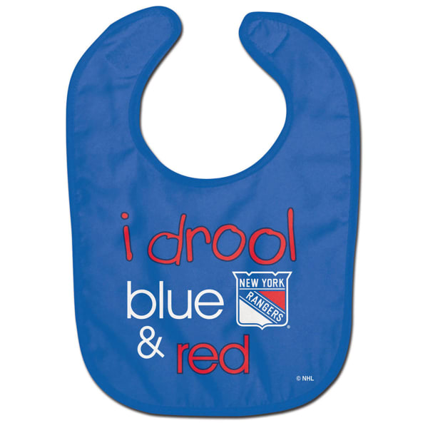 NEW YORK RANGERS Infants' Drool Blue All Pro Baby Bib