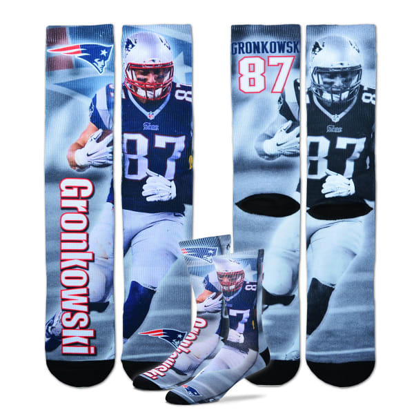 NEW ENGLAND PATRIOTS Rob Gronkowski Sub Crew Socks