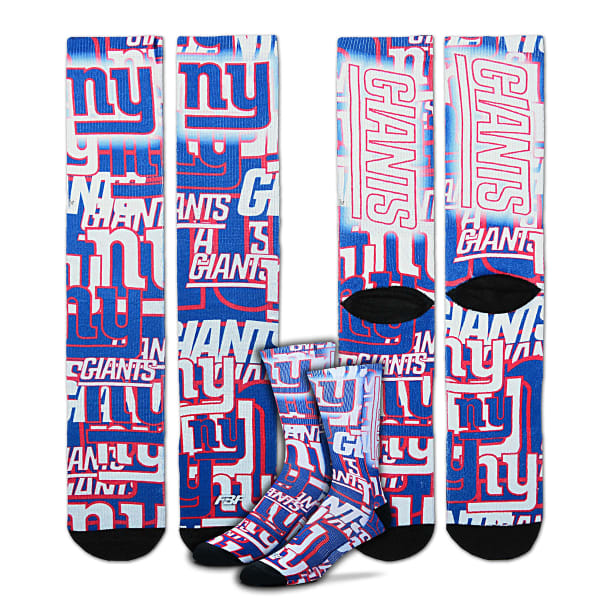 NEW YORK GIANTS Montage Sub Crew Socks