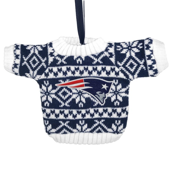 NEW ENGLAND PATRIOTS Knit Sweater Ornament