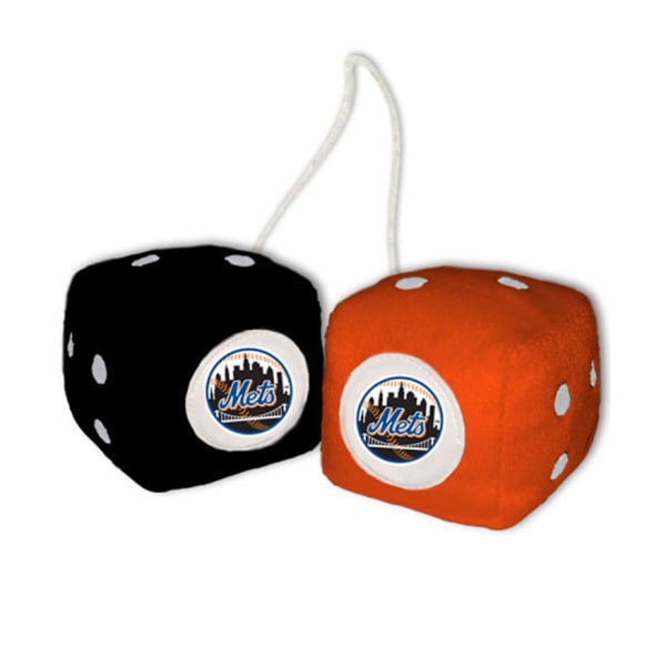 NEW YORK METS Fuzzy Dice