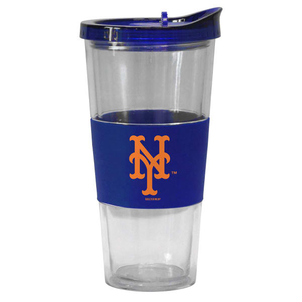 NEW YORK METS Slider Top Tumbler Compatible with Propeller Straw