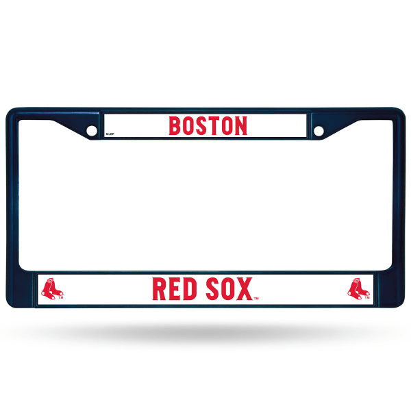 BOSTON RED SOX Navy Chrome License Plate Frame