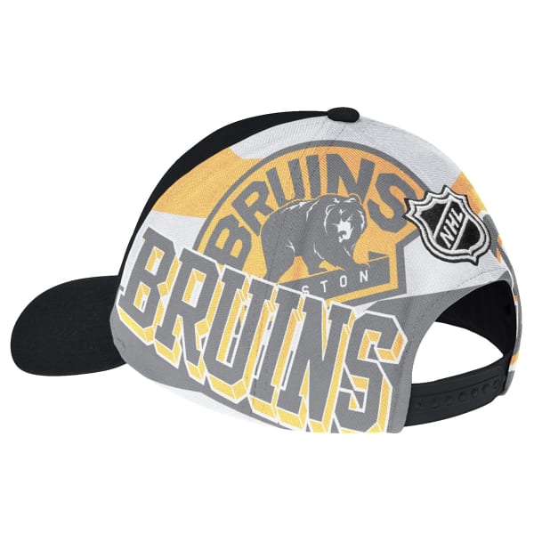 BOSTON BRUINS Black Mesh Back Adjustable Cap