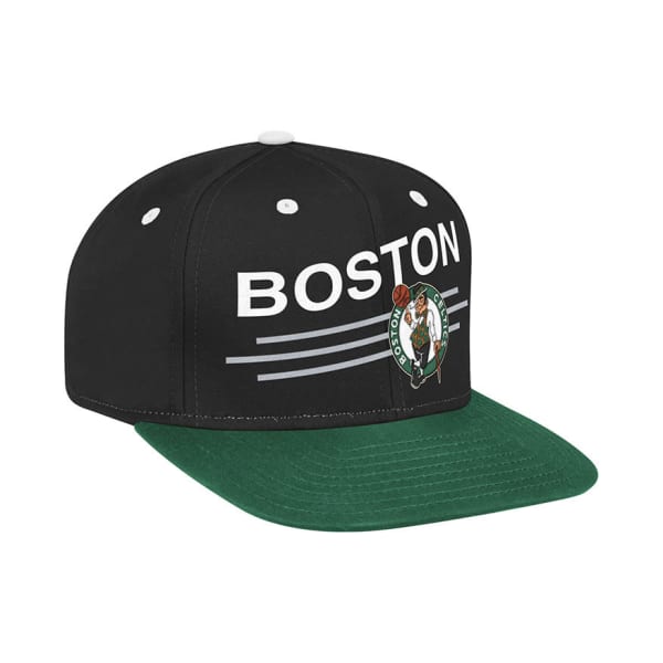 BOSTON CELTICS Flat Brim Snapback Hat