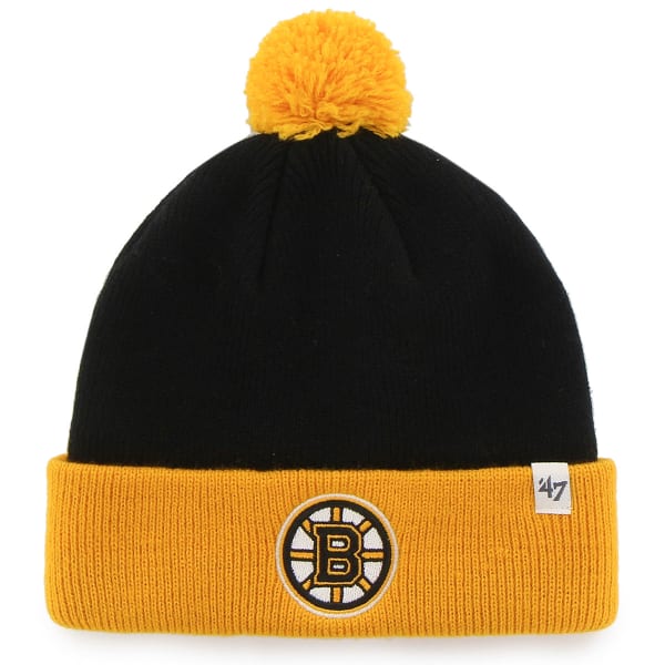 BOSTON BRUINS Youth Bam Bam Knit Hat and Gloves Set