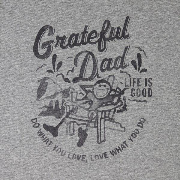 LIFE IS GOOD Men's Grateful Dad Crusher Tee