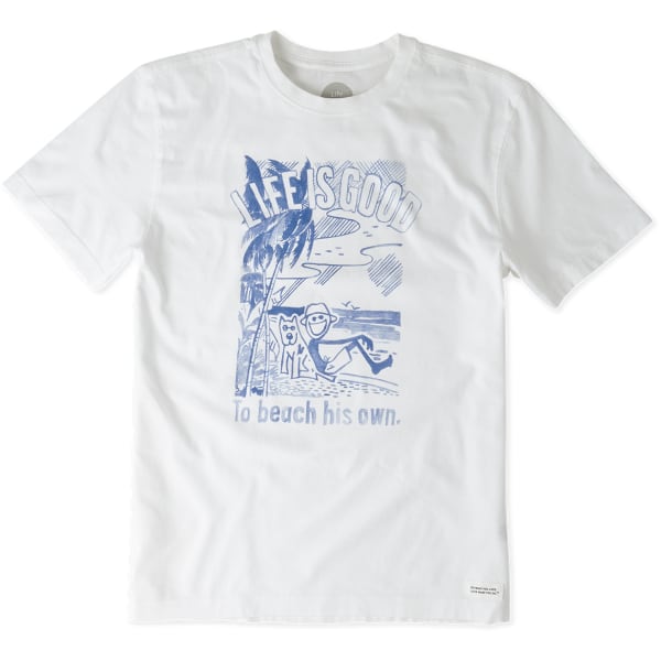 LIFE IS GOOD Men's Beach His Own Crusher Tee