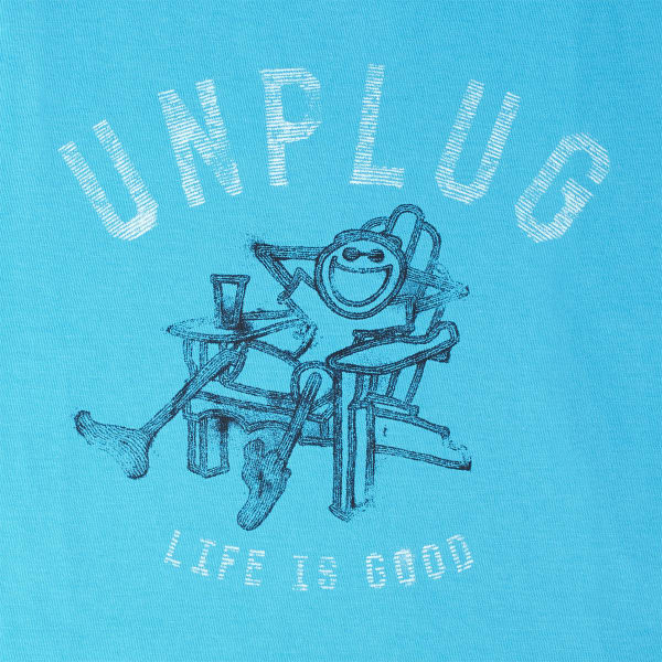 LIFE IS GOOD Men's Unplug Adirondack Crusher Tee